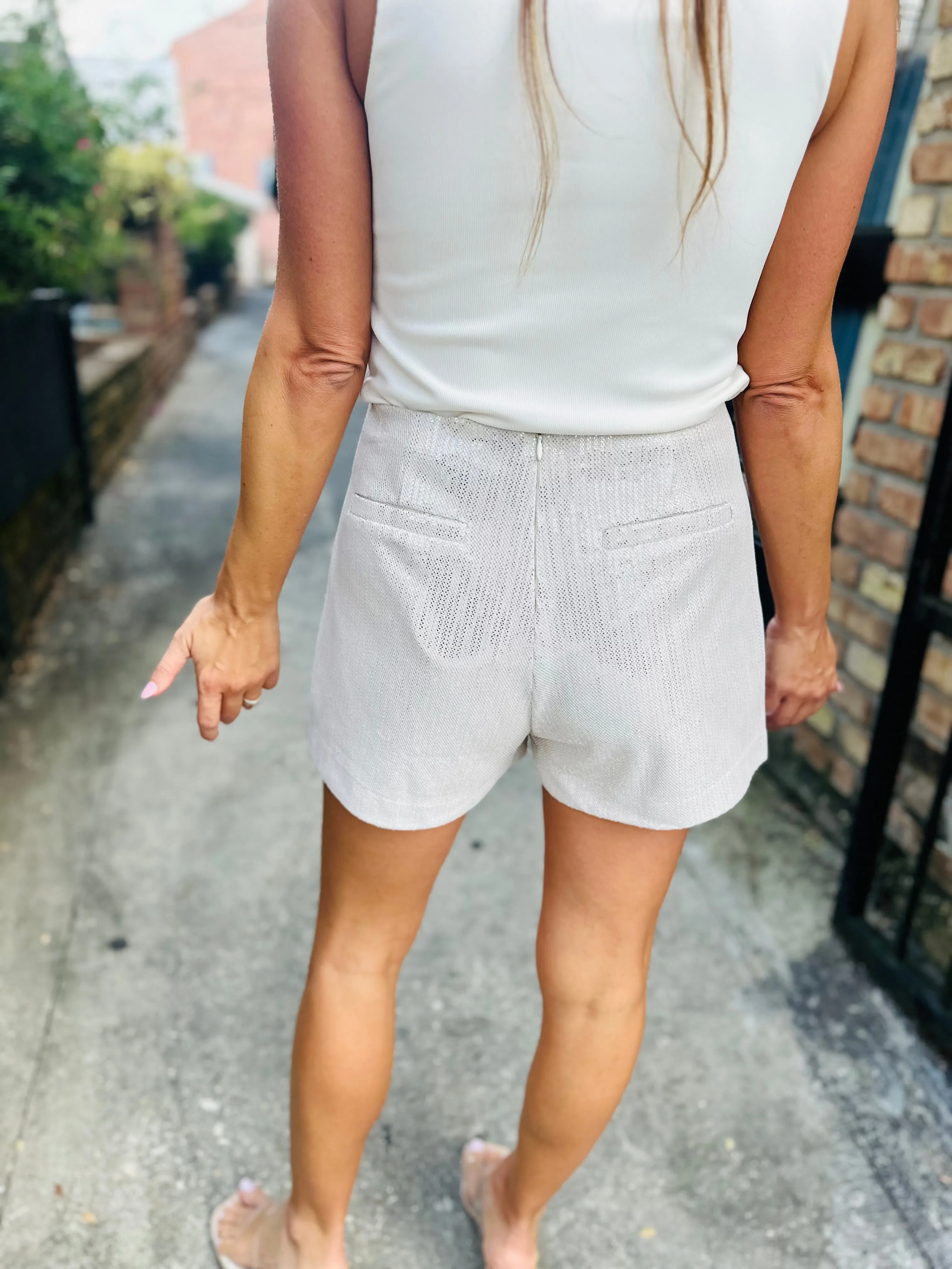 Celestina Skort- White