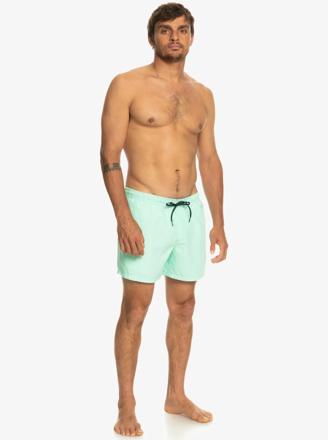 Everyday 15" Swim Trunks - Green Gecko